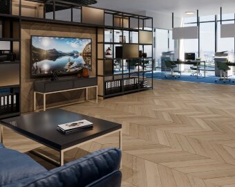 Кварц-виниловая плитка LVT Damy Floor Chevron Сен-Клу