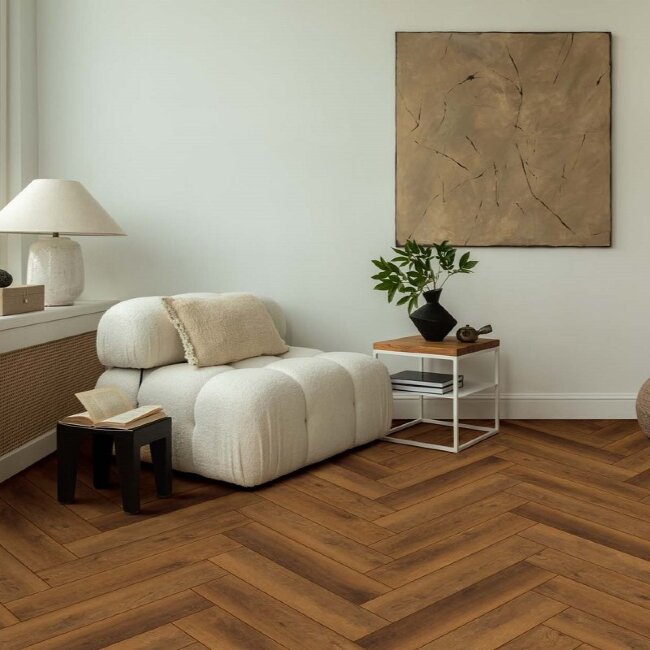 SPC ламинат Английская елка Aberhof Verde Vento