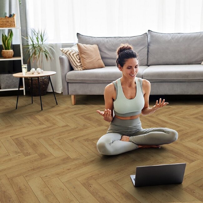 SPC ламинат Английская елка Aberhof Verde Tanaro