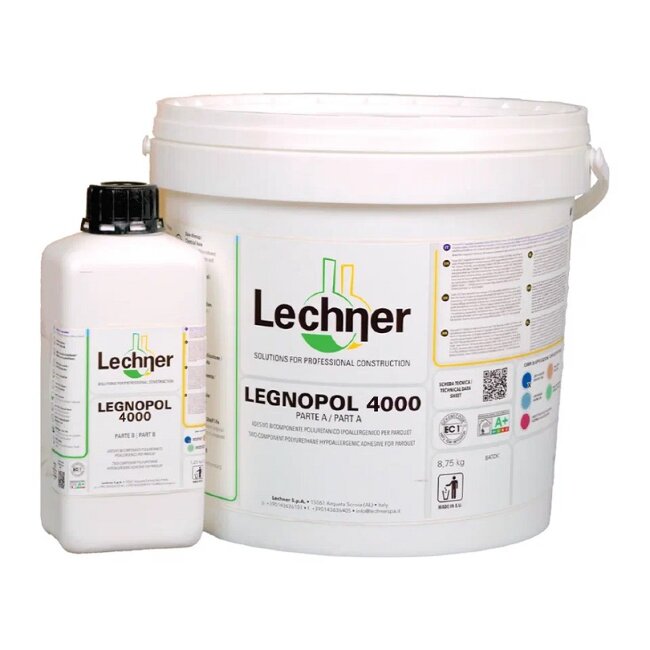Паркетный клей Lechner Legnopol 4000 2К PU 10 кг