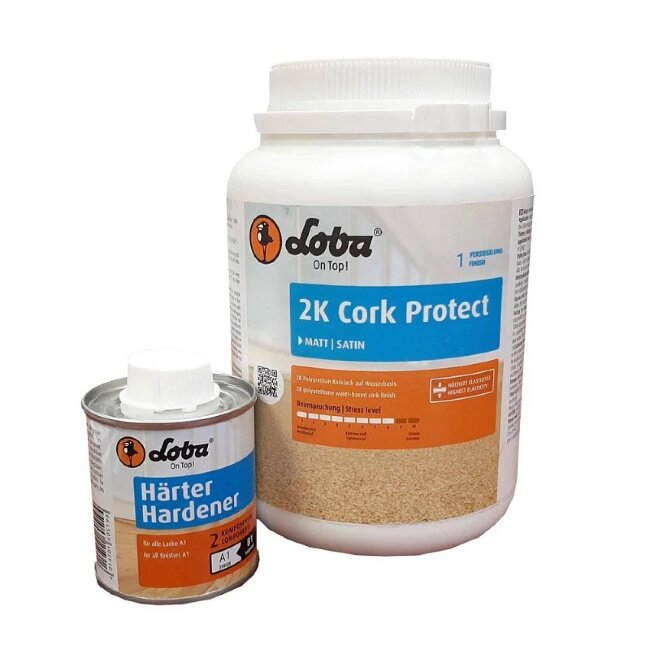 Лак для пробки Lobadur WS 2К Cork Protect матовый (1 л) Лак для пробки Lobadur WS 2К Cork Protect матовый (1 л)