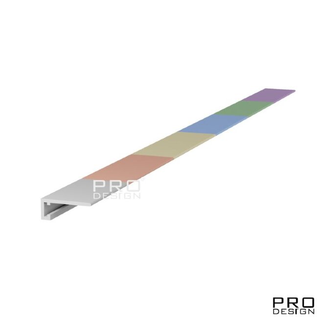 Щелевой плинтус PRO DESIGN MINI 7067 . Любой цвет по RAL + 6 пружин