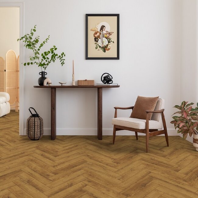 SPC ламинат Английская елка Aberhof Verde Volturno