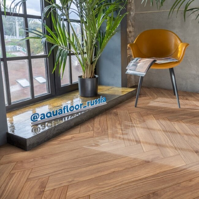 Виниловый ламинат ёлочка Aquafloor AF6022PQN+ Виниловый ламинат ёлочка Aquafloor AF6022PQN+