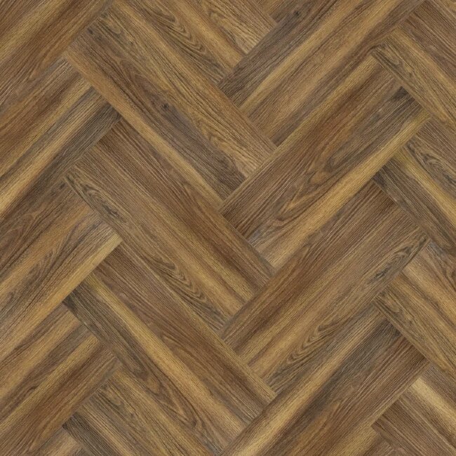 Замковый кварцвинил Bronix Кварр Херрингбон Грецкий Орех