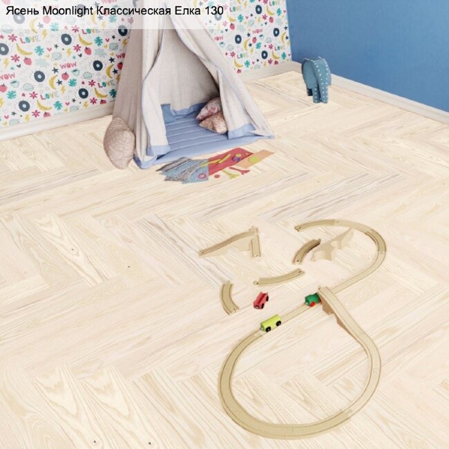 Паркет Ёлка Barlinek Ясень Moonlight Паркет Ёлка Barlinek Ясень Moonlight