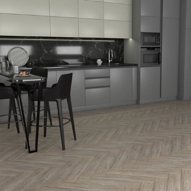 Кварцевый ламинат Английская елка IconFloor Purple PL304 Дуб Барди Кварцевый ламинат Английская елка IconFloor Purple PL304 Дуб Барди