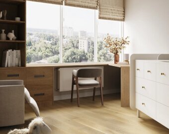 SPC ламинат FirstFloor Бежевый старый дуб