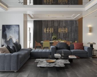 Ламинат Alpine Floor Каменное настроение LF402-03 Премиальный бетон Concrete Taupe