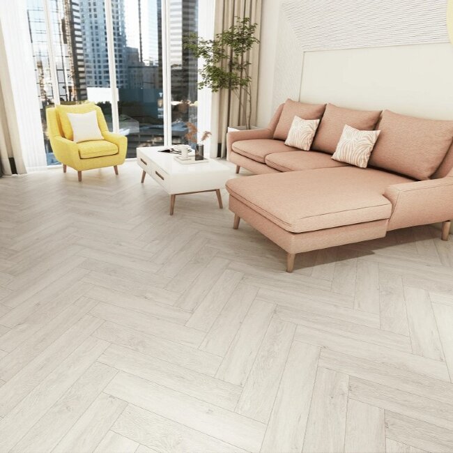 Кварцевый ламинат Английская елка IconFloor Purple PL306 Дуб Нувель Кварцевый ламинат Английская елка IconFloor Purple PL306 Дуб Нувель