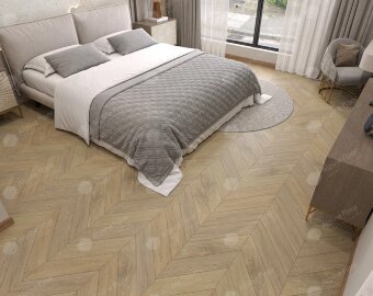 Французская ёлка Alpine Floor Chateau EW203-02 Дуб Милкшейк