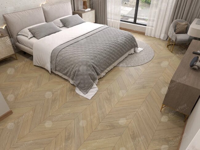 Французская ёлка Alpine Floor Chateau EW203-02 Дуб Милкшейк Французская ёлка Alpine Floor Chateau EW203-02 Дуб Милкшейк