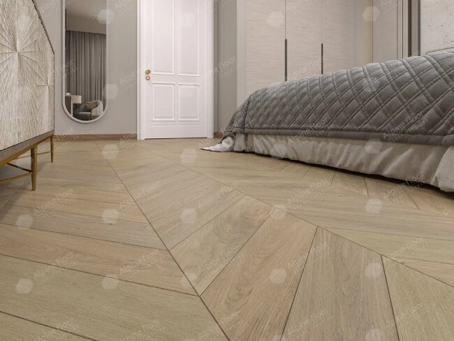 Французская ёлка Alpine Floor Chateau EW203-02 Дуб Милкшейк