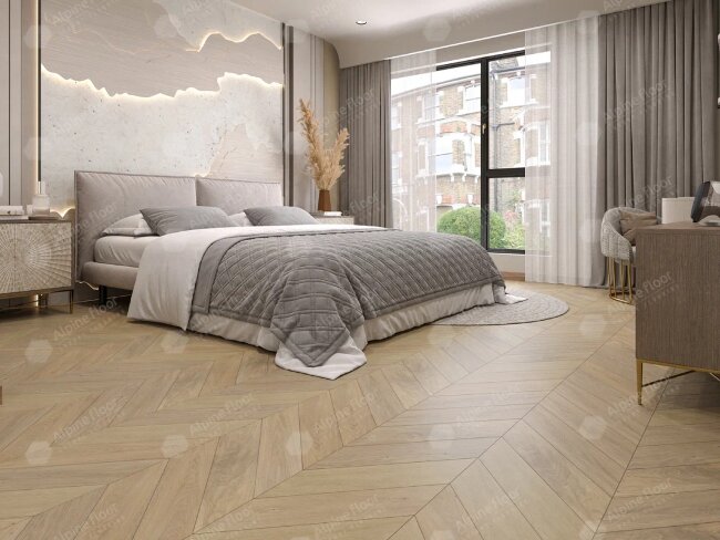 Французская ёлка Alpine Floor Chateau EW203-02 Дуб Милкшейк