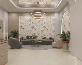 Ламинат Alpine Floor Каменное настроение LF402-07 Травертин макадамия Travertine Makadamia