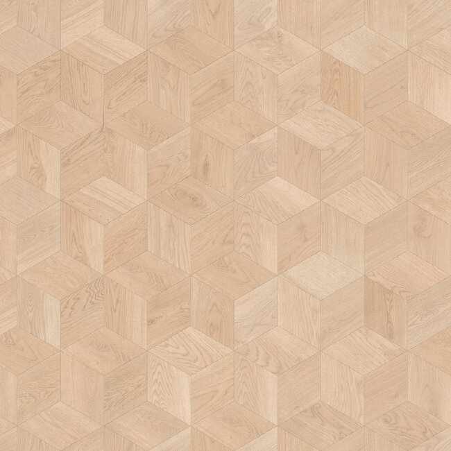 Мозаичный паркет Coswick T&G 1197-1808-10 Ромб Дуб Ванильный S&B