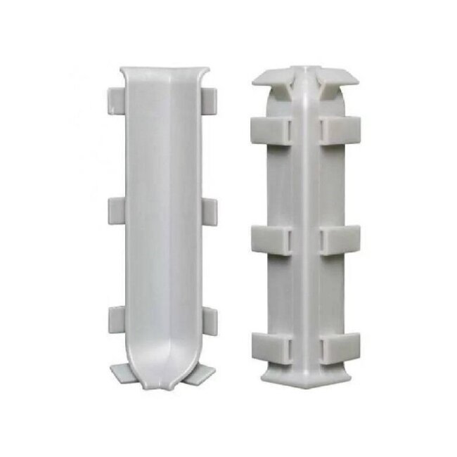 Угол внутренний AL100 ПВХ Серый Угол внутренний AL100 ПВХ Серый