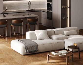 Кварцевый паркет Quartz Parquet 550-63 Дуссия Африканская