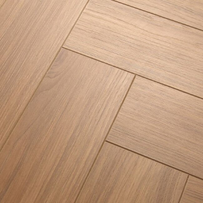 Ламинат Английская ёлка Damy Floor Heritage DFL-011h Дуб Карамельный
