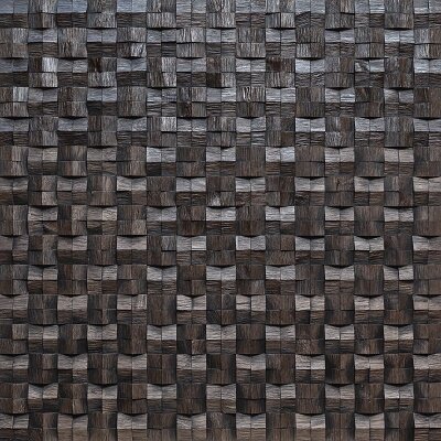 Стеновые панели Домчик Эбен 300x300x6-20 мм