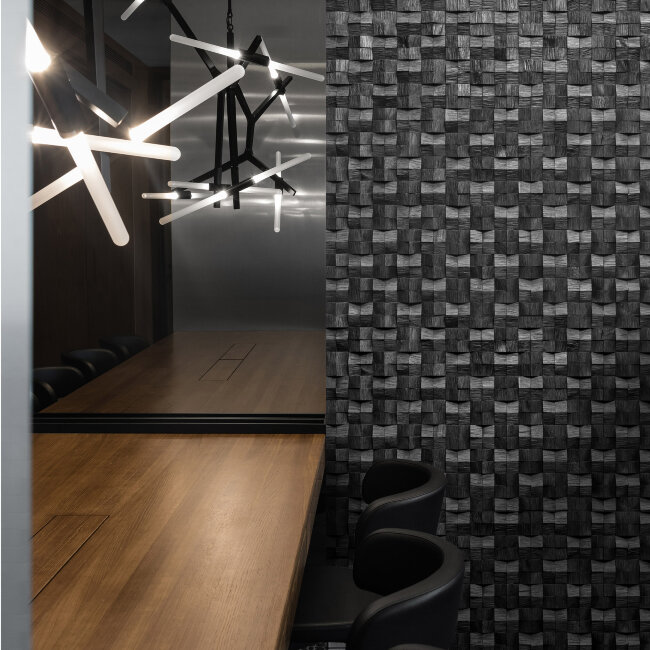 Стеновые панели Домчик Эбен 300x300x6-20 мм