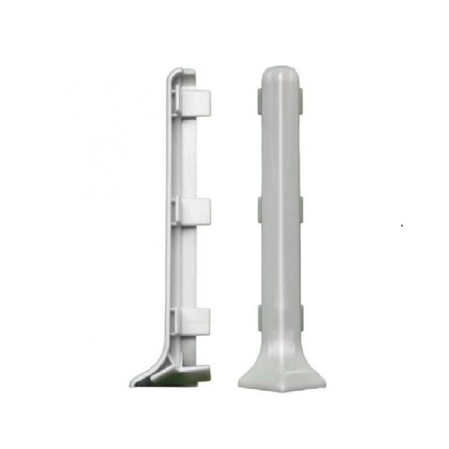 Угол наружный AL100 ПВХ Серый