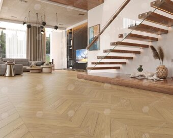 Французская ёлка Alpine Floor Chateau EW203-04 Дуб Миндальный