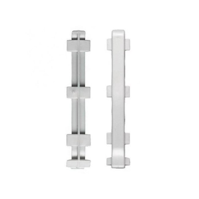 Угол стыковочный AL100 ПВХ Серый