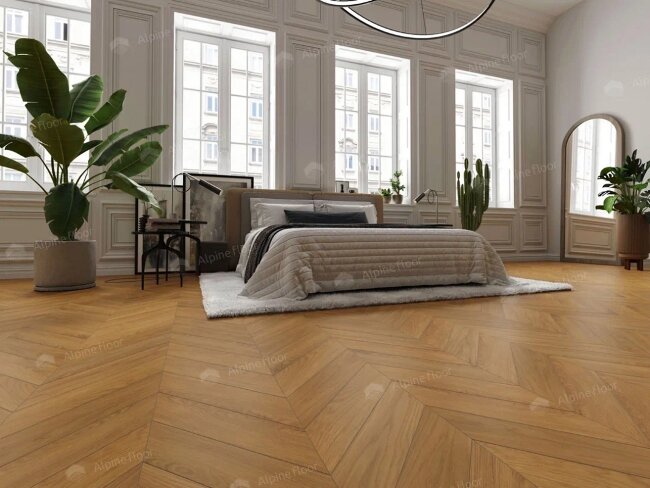 Французская ёлка Alpine Floor Chateau EW203-05 Дуб Хани