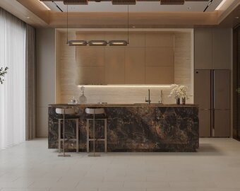 Ламинат Alpine Floor Каменное настроение LF402-11 Бежевый травертин Travertine Beige